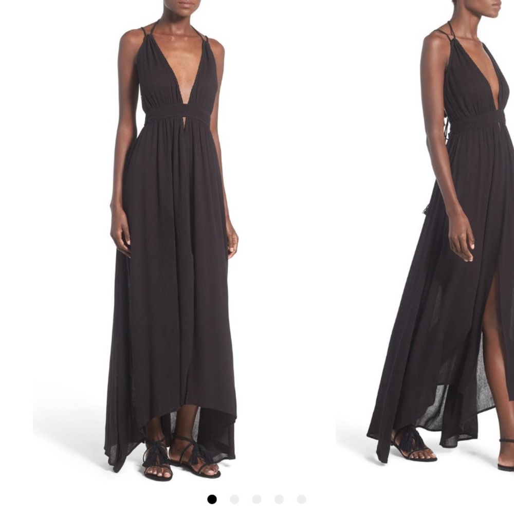 Black astr dress